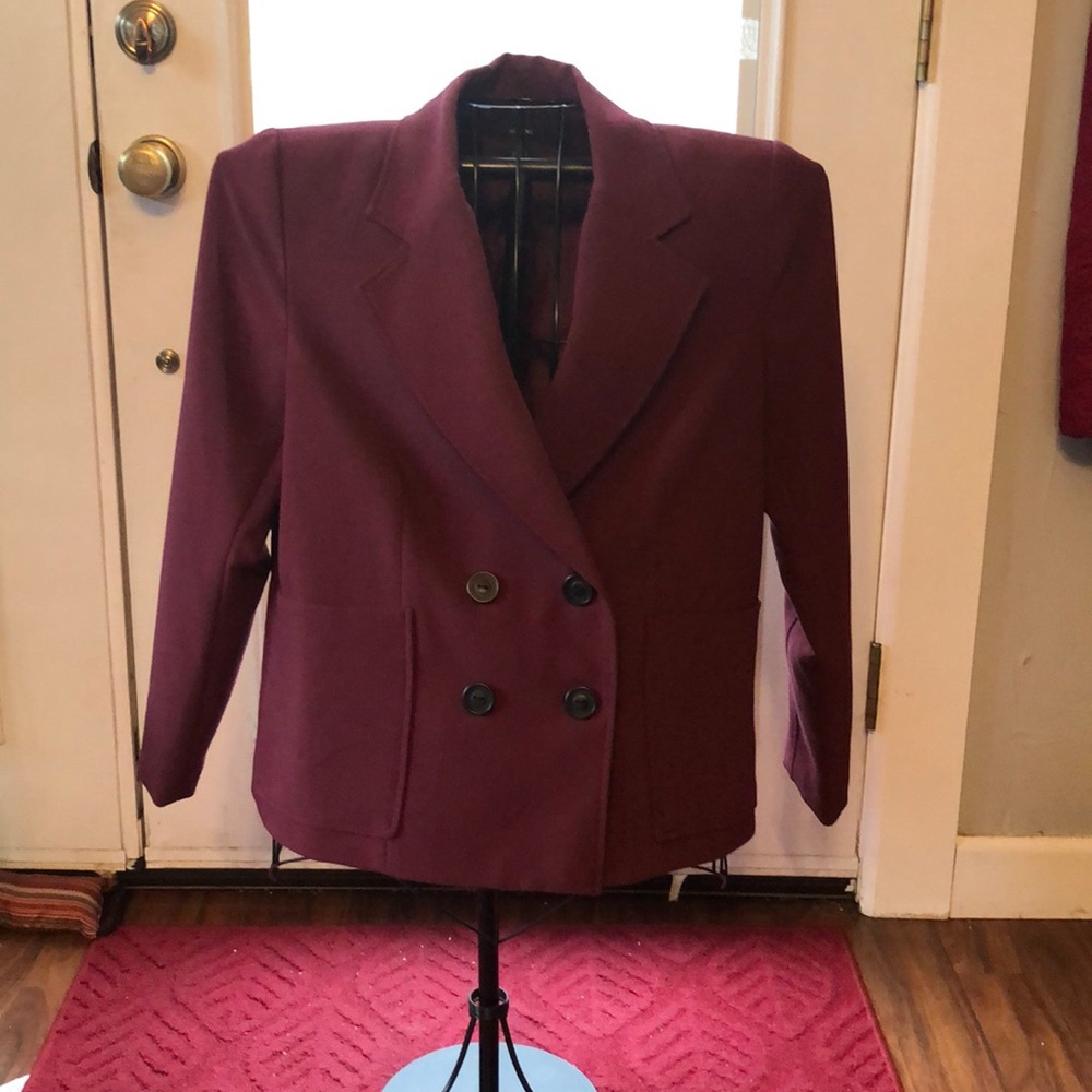 Blazer in burgundy